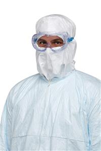 IC668BWH000100CS | Tyvek IsoClean Hood Size Universal Color White Cas